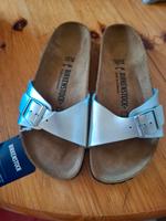 Birkenstock Madrid silber Gr.39 neu Hessen - Lollar Vorschau