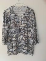 T-Shirt Shirt von Atelier GS, Gr: 42, Farbe: weiß blau beige Niedersachsen - Buchholz in der Nordheide Vorschau