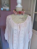 Rosebud Kleid Tunika Rosé Gr L Spitze Volants Baumwolle Hessen - Niedernhausen Vorschau