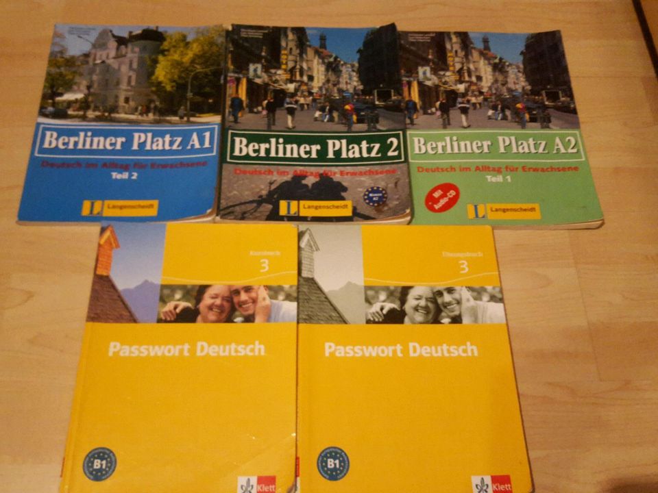 Deutsch lernen Paket A1 A2 B1 Passwort Deutsch Berliner Platz in Pilsach