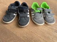 Turnschuhe Sneaker Adidas grau neo schwarz Gr. 25 Wandsbek - Hamburg Bergstedt Vorschau