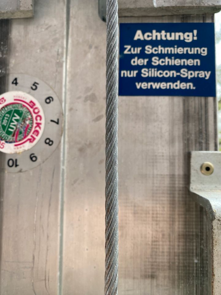 Böcker ALP  Dachdecker Aufzug 9m Photovoltaik Gerüst Gerüstaufzug in Wertheim