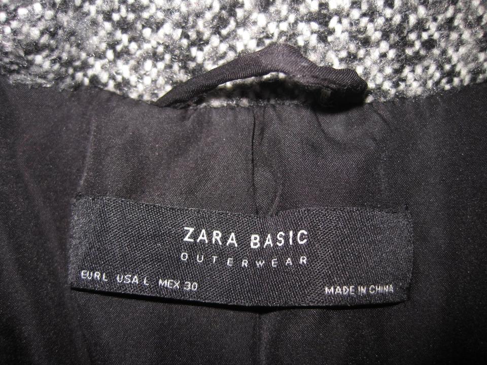Zara Wolljacke meliert Kurzmantel Wolle Fischgrät Boho L in Hannover