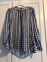 H&M Bluse blau-beige kariert Elberfeld - Elberfeld-West Vorschau