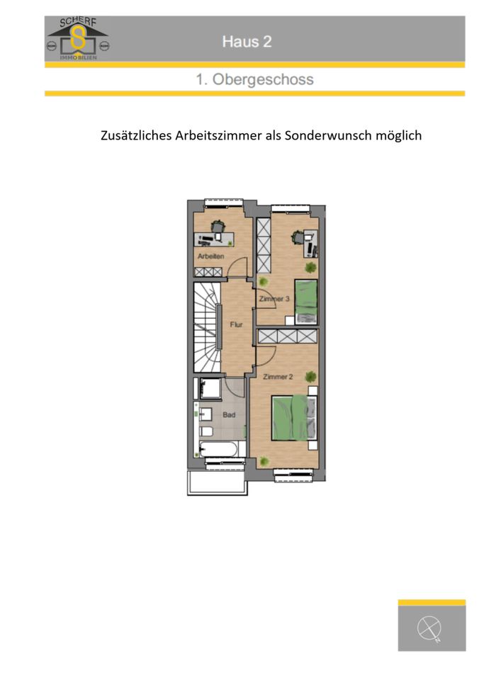 Top Wohnlage Tarforster Höhe BU 14  - Passivhäuser mit schöner Dachterrasse, KFW 40 Familenförderung möglich in Trier