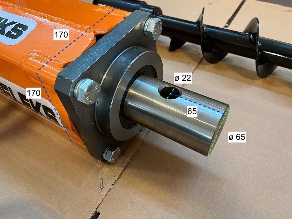 DELEKS® ZHD Hydraulischer Erdbohrer für Minibagger in Pfaffenhofen a. d. Glonn