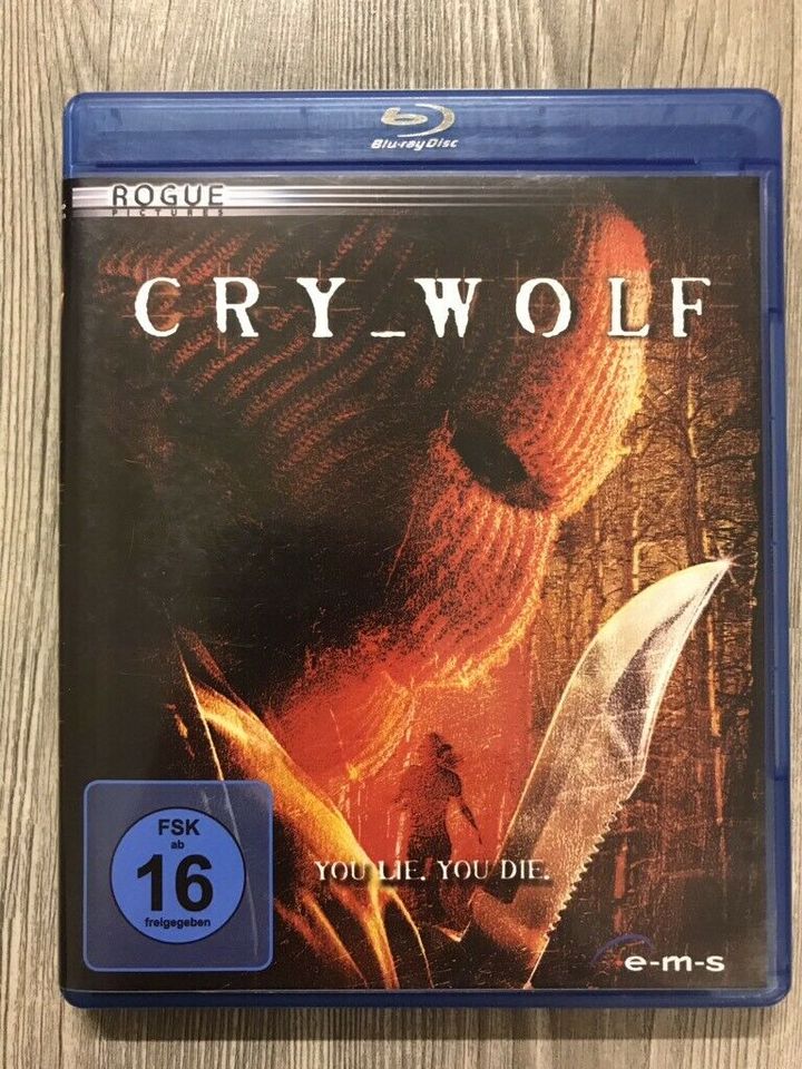 Blu Ray cry Wolf aus Sammlung you live your die in Bobingen