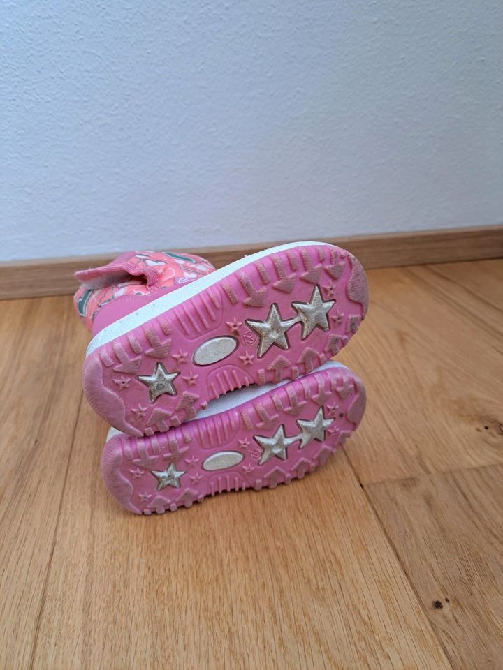 Schuhe Winterstiefel pink Mädchen 22 in Oberbergkirchen