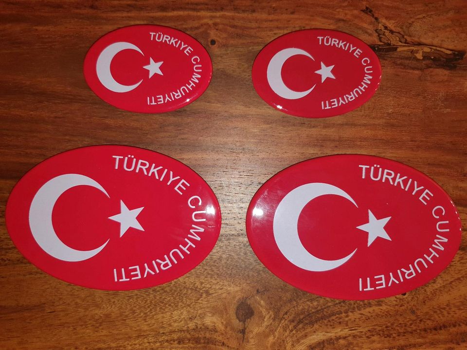 4 x Emaille Schilder,Türkei.Türkiye.Galatasaray,Email.Fußball. in Hannover