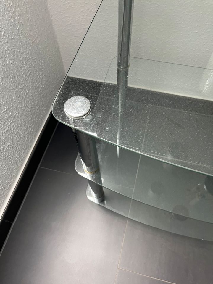 Glastisch, Silber runde Stempel in Mayen