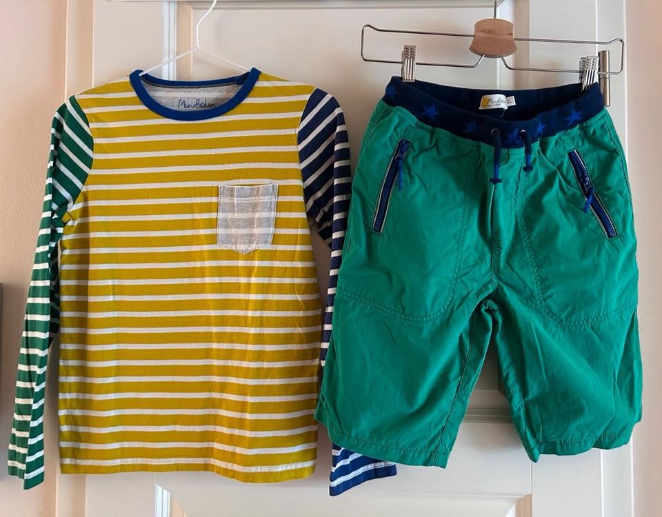 2-tlg. MiNi BODEN Kids-Kombi Abenteuerhose & Ringelshirt Gr. 152 in Recklinghausen