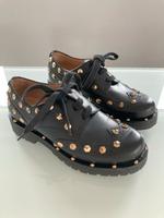 Twin Set Schnürschuhe schwarz Leder 36 goldene nieten Bayern - Pullach Vorschau