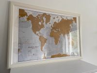 Weltkarte zum freirubbeln / Scratchmap / Wandbild Gold/weiß Kiel - Kiel - Damperhof Vorschau