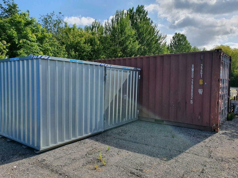 Lagercontainer Seecontainer 8" 10" neu zum Kauf auch 20" Fuß blau in Bad Doberan