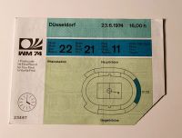 Eintrittskarte WM 1974 Nordrhein-Westfalen - Sonsbeck Vorschau