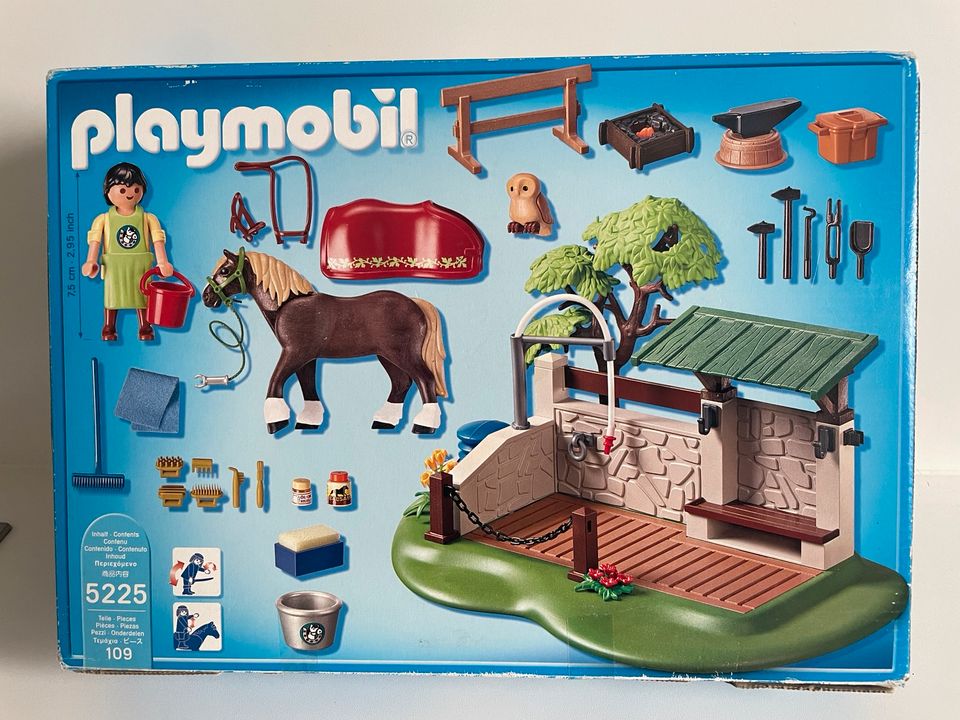 Playmobil Country Pferdewaschplatz Hufschmied 5225 in OVP in Stuttgart