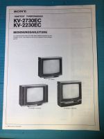 Bedienungsanleitung TV / Fernsehgerät SONY KV- Serie Brandenburg - Schönwalde-Glien Vorschau