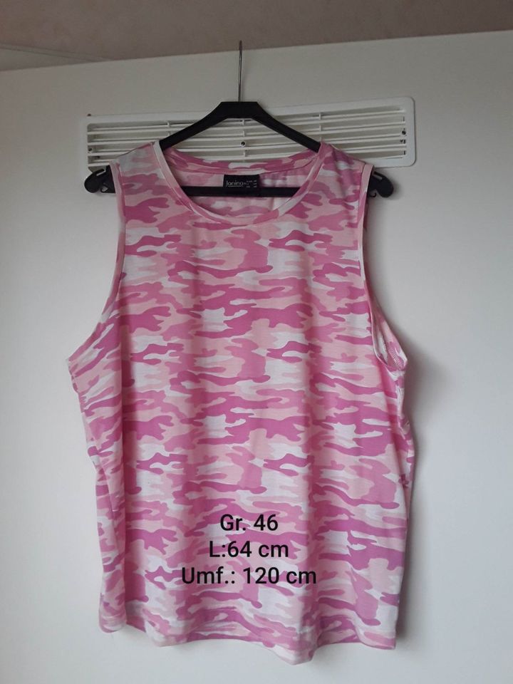 Top, Camonflage pink/weiß,Gr.XXXL / 46 in Hannover