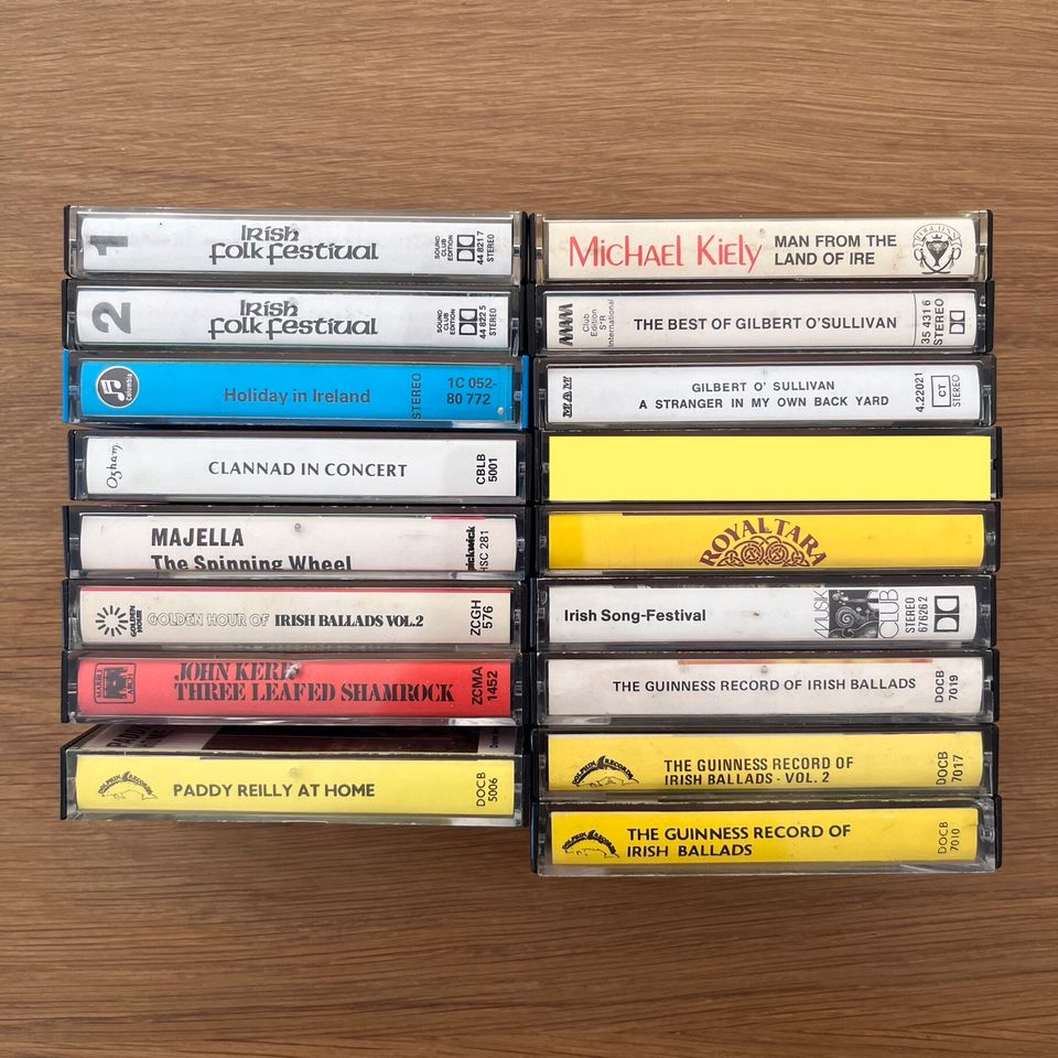 Musikkassetten MC Irish Folk Music Cassette Tapes Irland in Bünde