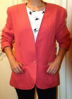 True Vintage Blazer, Jacke, Blazerjacke, Korallenrot/ pink Berlin - Tempelhof Vorschau