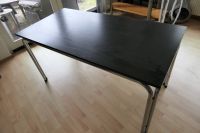 Schreibtisch 120 x 75cm, schwarz / Chromgestell Wandsbek - Hamburg Sasel Vorschau