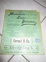 Musikalische Lieder Bibliothek Corno I u. II in Es – alte Noten ( Niedersachsen - Lohne (Oldenburg) Vorschau