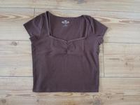 T-Shirt braun von Hollister Gr. S Sachsen - Meißen Vorschau