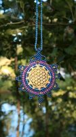 Macramee Mandalakette Sri Yantra, Om, Blume des Lebens, Geschenk Bayern - Augsburg Vorschau