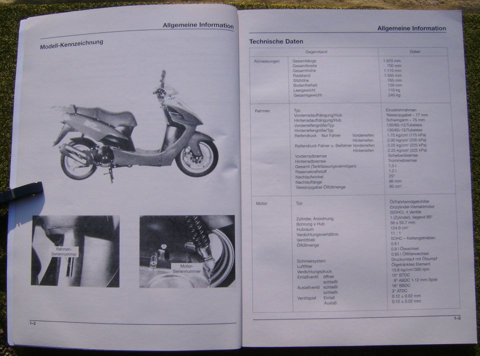 Werkstatthandbuch DAELIM NS - 125 Otello,'98 -'99 - Neu/neuw. ! in Zeven