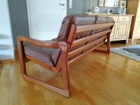 LETZTER PREIS!  Teak Leder Sofa Couch Vintage Mid Century Danish Baden-Württemberg - Ravensburg Vorschau