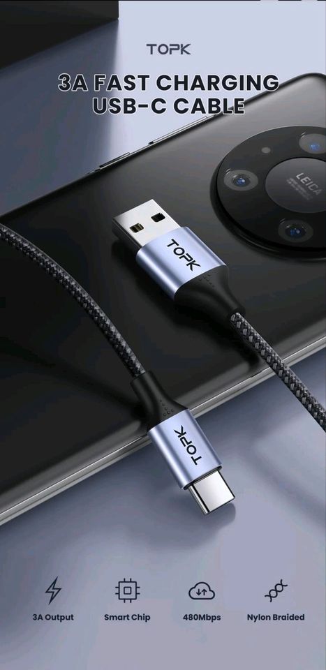 Handy Ladekabel USB zu PD / USB-C in Bremen