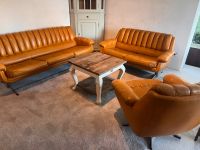 MNM |Couch SET | Designer |Mid-Century |Cognac Leder | Sofa Nordrhein-Westfalen - Bocholt Vorschau