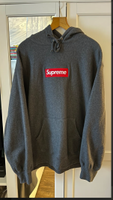 Supreme Box Logo Hooded Sweatshirt (FW21) Charcoal L Schleswig-Holstein - Norderstedt Vorschau