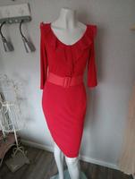 Kleid midi/mini, Meryl, mohnrot,S/M, bodycon Kiel - Hassee-Vieburg Vorschau