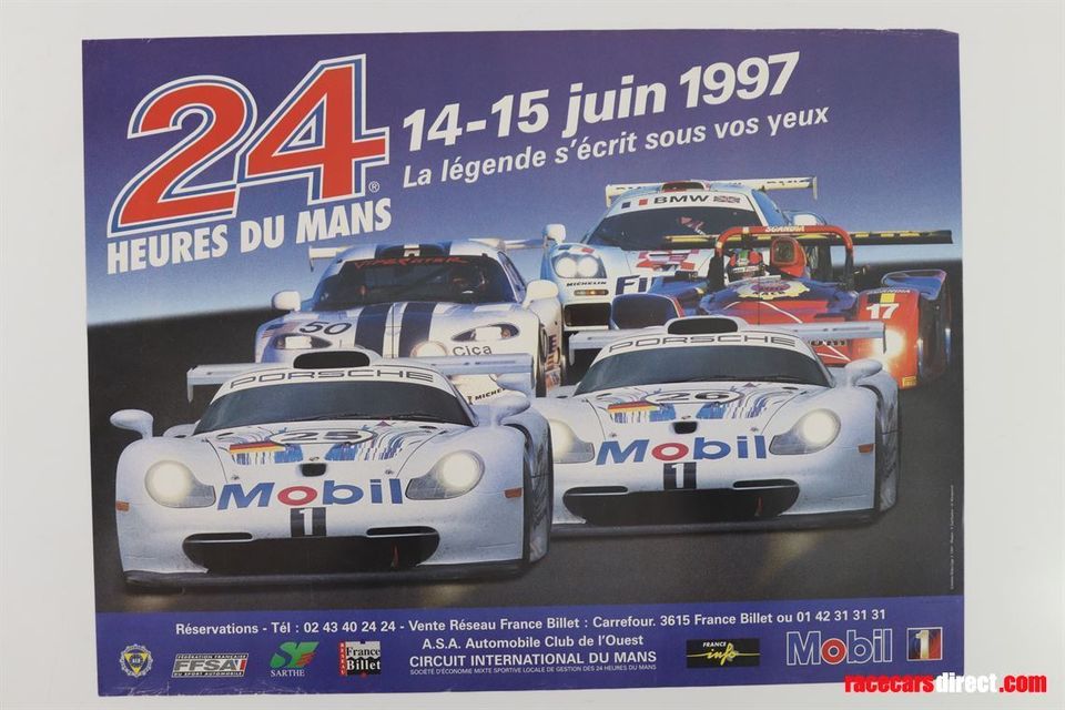 Original Le Mans 1997 Poster in Heppenheim (Bergstraße)