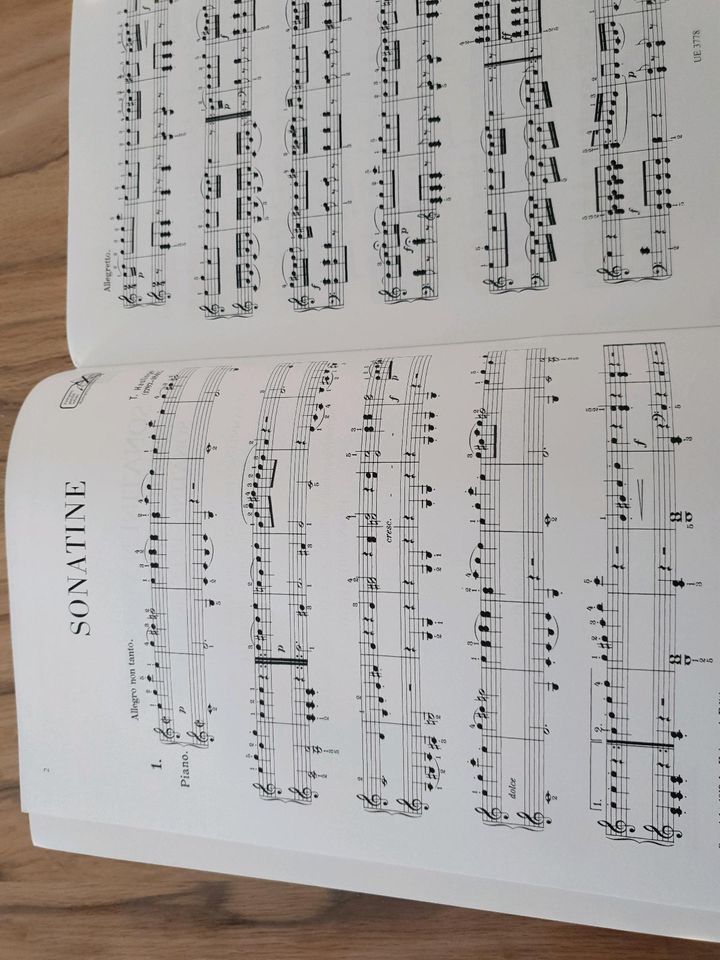 Klaviernoten Sonatinen Vorstufe in Hattenhofen