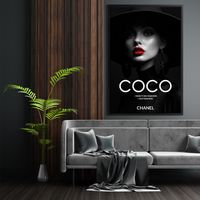COCO Mode Frau ,Luxusmodemarke Wandbild ,Leinwand mit Rahmen Deko Stuttgart - Stuttgart-Ost Vorschau