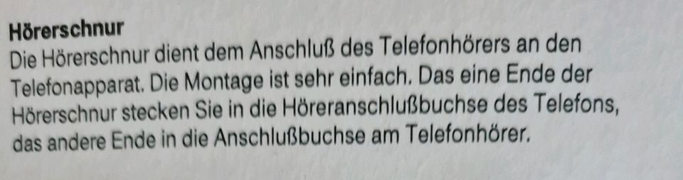 Hörerschnur 1 x eisgrau, 1 x anthrazit in Schwaigern