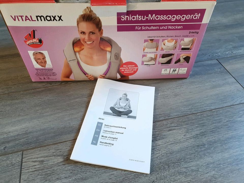 Shiatsu Massagegerät Vital Maxx in OVP in Herne