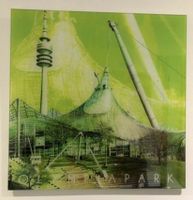 Glasbild Glas Bild Grün 50x50 Oktoberfest & Olympiapark 2 St. NEU Bayern - Weßling Vorschau