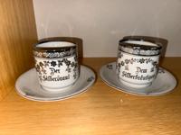 Sammeltassen Silberhochzeit Porzellan Set, perfektes Geschenk Thüringen - Oberdorla Vorschau