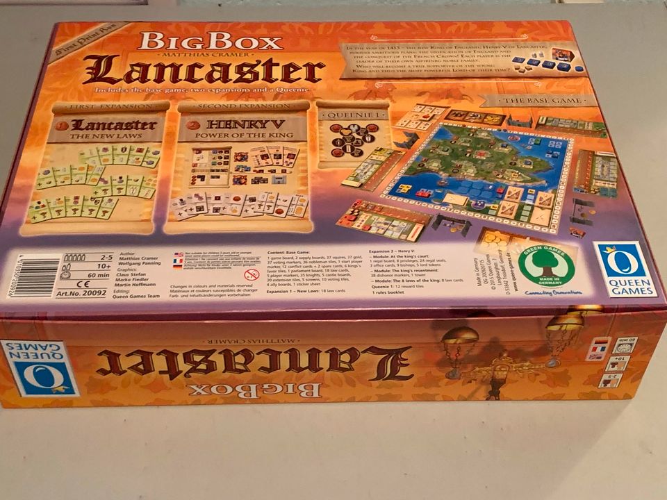 "Lancaster Big Box", Queen Games, NEU!!!! in Rellingen