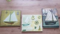 Wandbild - Bild - Druck auf Leinwand – maritime Segler 25x20 cm Dithmarschen - Buesum Vorschau