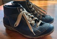 Rieker 38 blau grau Leder Sneaker Halbschuh Baden-Württemberg - Essingen Vorschau