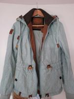 Naketano Übergangsjacke Sommerjacke hellblau Punkte Baden-Württemberg - Schwaigern Vorschau