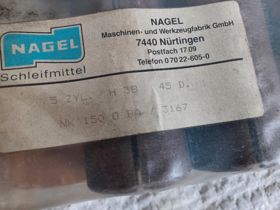 Honzylinder Neu Nagel für 30mm Dorn Honmaschine Honsteine in Neupotz