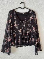 H&M Bluse Schwarz Blume Gr. 36 Neu Bayern - Vilgertshofen Vorschau