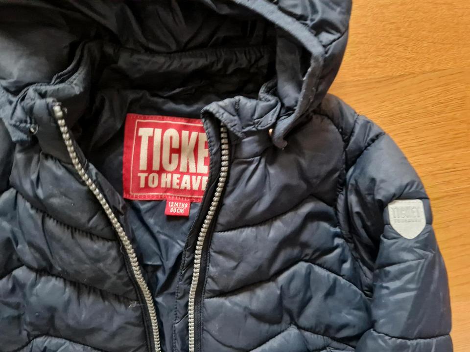 Ticket to Heaven Daunenjacke, Winterjacke,Blau,Gr. 80, 12 Monate, in Bad Homburg