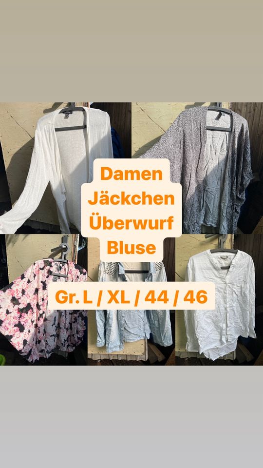 Damen Jäckchen Bluse Überwurf 44 / 46 / XL in Mönchengladbach