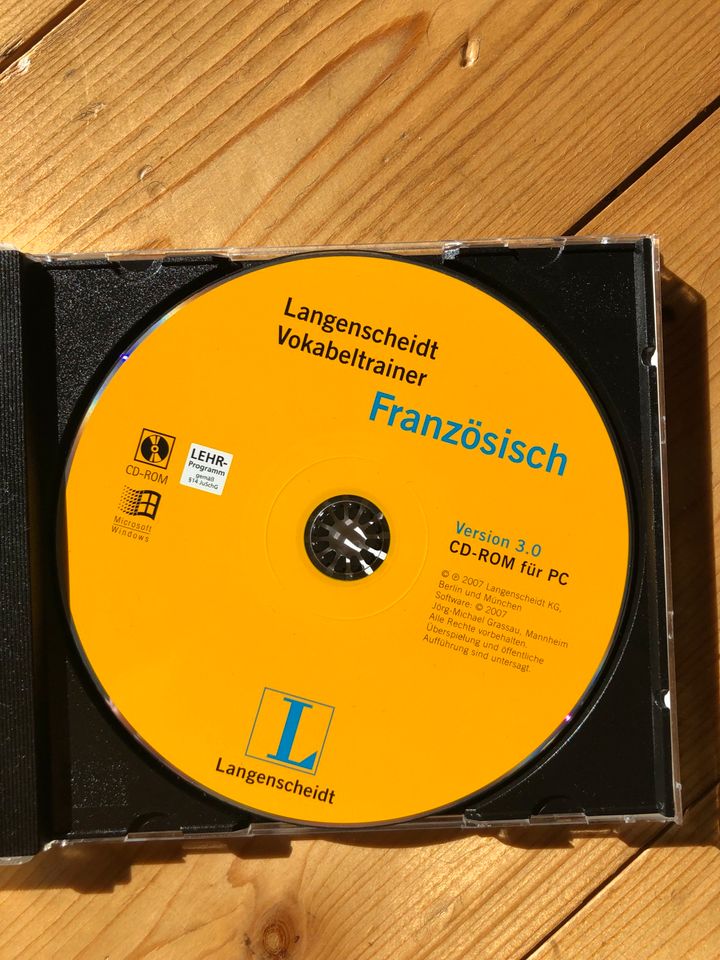 Vokabeltrainer Langenscheidt Französisch CDROM in München